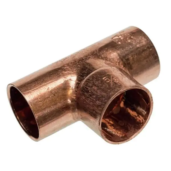 Utolsó esély RefHP®,CuFe2P K65 Szűkített T-idom 7/8"-3/4"-7/8"