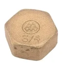Akció Zárókupak - 2 1/2" réz