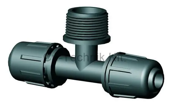 Csepegtető cső T-IDOM 16x3/4"x16 KM PE Azonnal elérhető