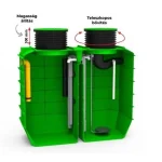 2-5 PE EcoBox WEB háztartási szennyvíztisztító rendszer Azonnal elérhető
