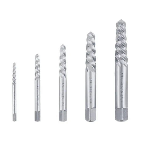 TRUPER EXT-5 Törtcsavar kiszedő készlet, 5 részes, 3-19 mm (14512) Olcsóbb