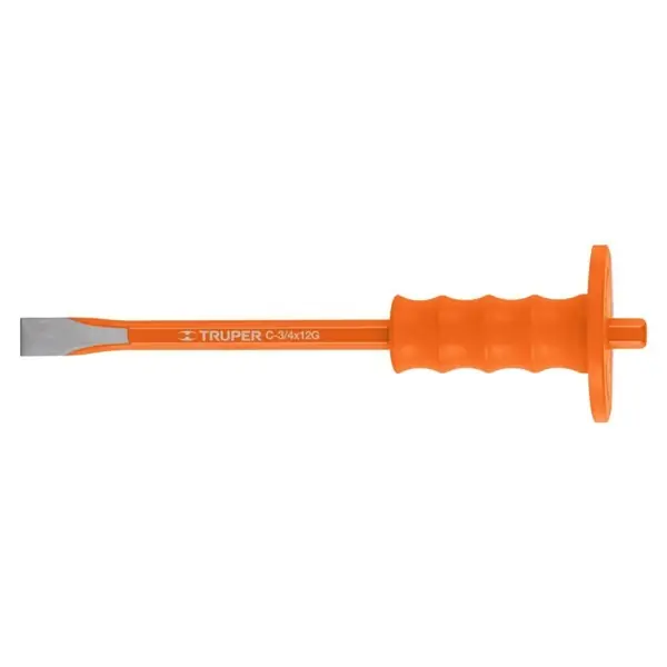 TRUPER C-3/4X12G Hidegvágó véső kézvédővel, 30 cm / 19 mm (12172) Népszerű