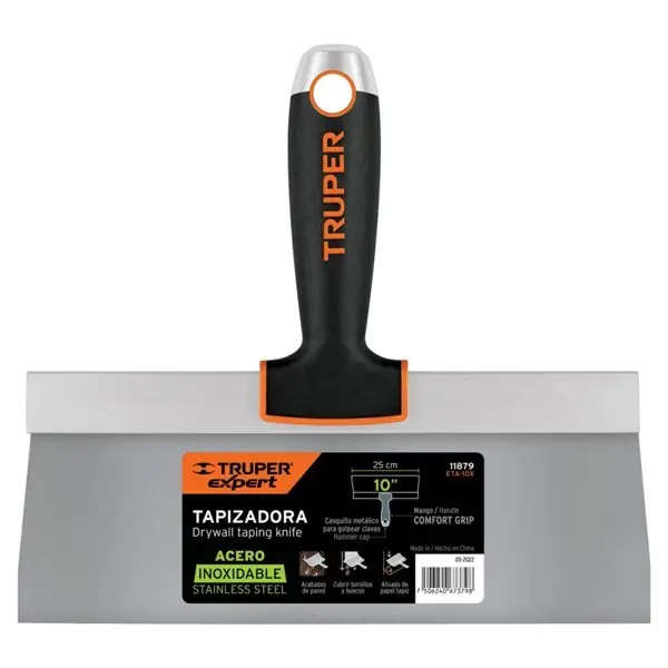 Vásárlói kedvenc TRUPER EXPERT ETA-10X Rozsdamentes felületsimító spakli (rákli) Comfort Grip markolattal, 25 cm, (11