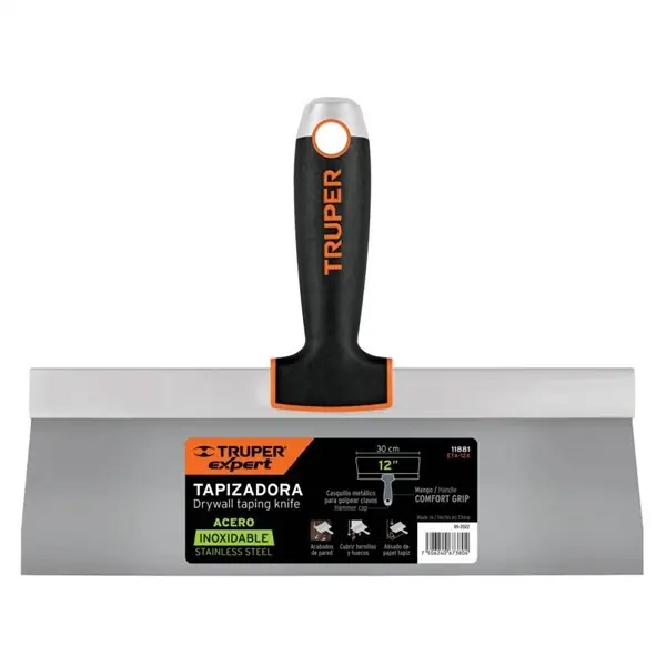 Csak ma TRUPER EXPERT ETA-12X Rozsdamentes felületsimító spakli (rákli) Comfort Grip markolattal, 30 cm (118