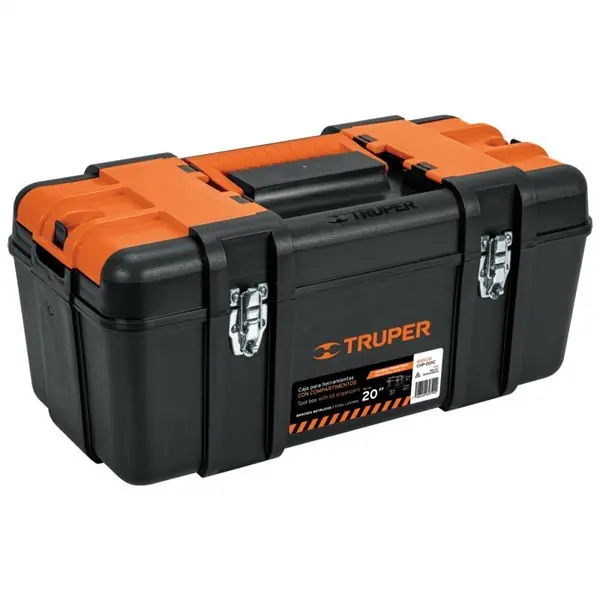 TRUPER CHP-20XC Ipari szerszámosláda fém csattal, rekeszekkel, 50 cm (102435) Legjobb ár