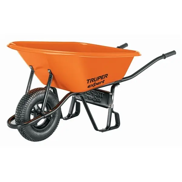 Outlet TRUPER EXPERT CAT-60PLX Talicska HDPE műanyag puttonnyal tömlős kerékkel, 100/170 L (103008)