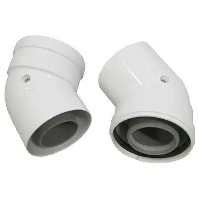 Ariston PPS/ALU 80/125 könyök 45° (3318092) Csak ma