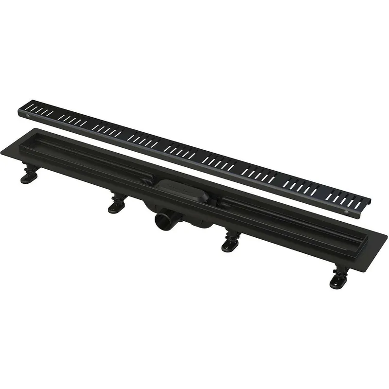 Alacsony ár Alcaplast Zuhanyfolyóka APZ10BLACK-650M fekete-matt (APZ10BLACK650M)