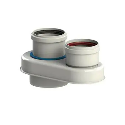 Exkluzív ajánlat Tricox PPs/Alu 80/125 - 2 x 80mm osztó adapter (PAD6020)