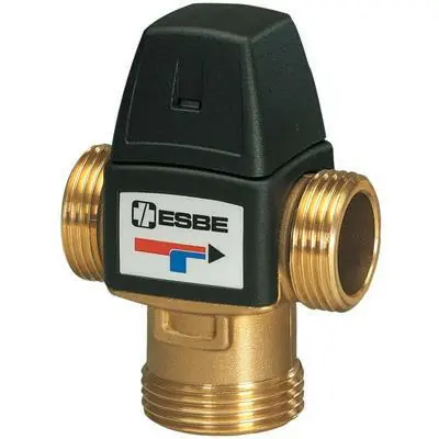 Csak ma ESBE VTA-322 termosztatikus keverőszelep 1" külső menetes 30-70C (31103200)