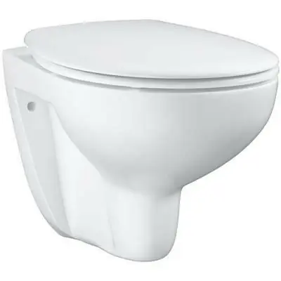 Végkiárusítás Grohe Bau Ceramic fali, mélyöblítésű WC-csésze, lecsapódásmentes WC-ülőkével (39351000)