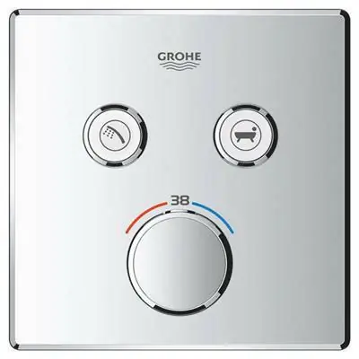 Árengedmény Grohe Grohterm Smartcontrol termosztátos színkészlet 2 felhasználási helyhez (29124000)