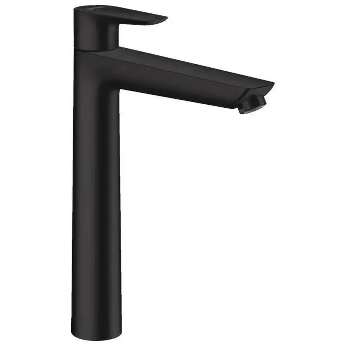 Biztonságos vásárlás Hansgrohe Talis E Matt fekete egykaros mosdócsaptelep 240 automata lefolyógarnitúrával ( 71716670 )