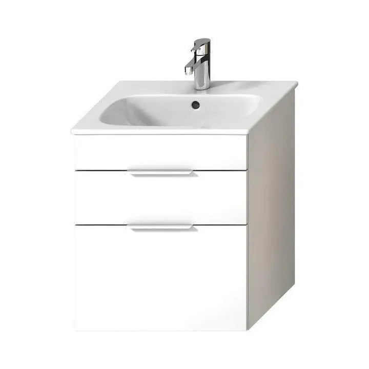 Jika Deep alsószekrény mosdóval 55x43cm, 2 fiókkal, FEHÉR (1+1 PACK) ( H41J6134023001 ) Különleges ajánlat