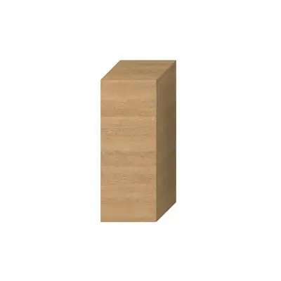 Expressz szállítás Jika Cubito-N középmagas szekrény, 1 ajtós, balos, 2 üvegpolccal, tölgy, 81x32,2x32 cm ( H43J4211105191 )