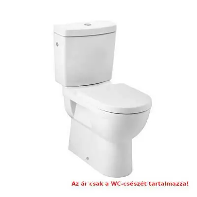 Akció Jika Mio álló kombi wc csésze, magasított, mélyöblítésű, kettős kifolyású, Jikaperla, fehér ( H8247161000001 )