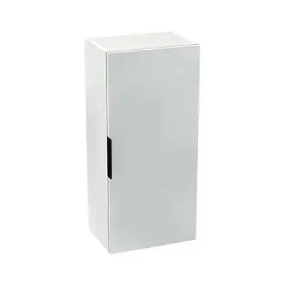 Nézd meg most Jika Cube középmagas szekrény, 1 ajtós, balos/jobbos, 2 polccal, selyemfényű fehér, 34,5x25x75 cm ( H4537111763001 )