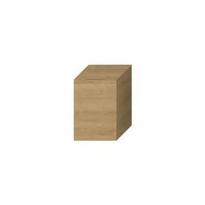 Jika Cubito-N kisszekrény, 1 ajtós, jobbos, 1 üvegpolccal, tölgy, 47,2x32x32,2 cm ( H43J4201205191 ) Kedvezményes ár