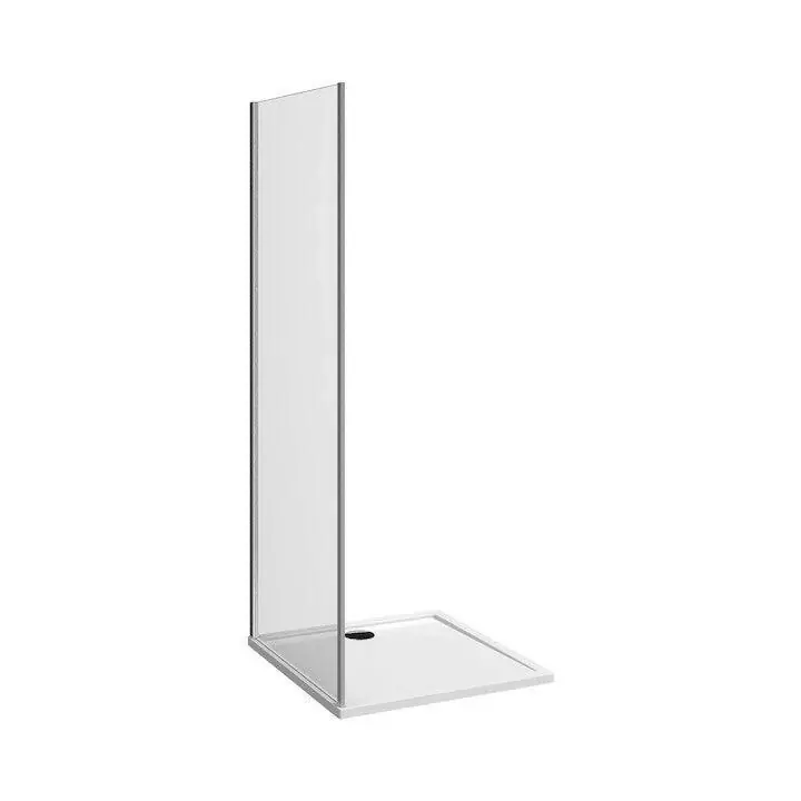 Gyors szállítás Jika Nion 80 fix zuhanyfal, ezüst/arctic dekor, 78x195 cm ( H2972N10026661 )