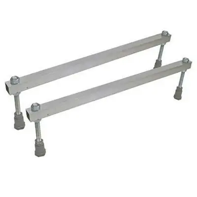 Biztonságos vásárlás Jika Cubito Pure kádláb készlet 160x75, 170x75 cm-es kádakhoz, oldalfal nélküli beépítéshez