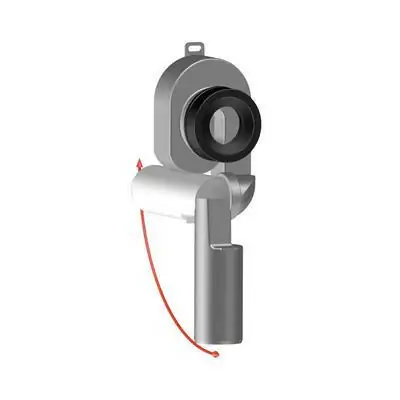 Jika Diverse szifon, vízszintes lefolyó, műanyag (H8920030000001) Különleges ajánlat