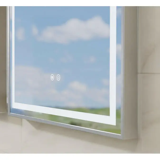 Vedd meg most Tboss Floating Mirror Aura 120x60 laptükör, led, érintőkapcsoló, páramentesítő