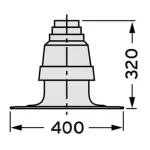 VAILLANT 80/125 kürtőfedél (303963) Expressz szállítás