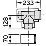 Vásárlói kedvenc VAILLANT 80/125 PP tisztító könyök (303217)