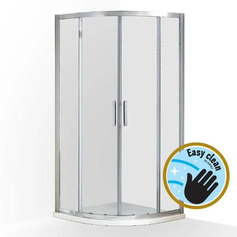 Wellis Aquarius 90 két tolóajtós íves kabin Easy Cleannel 90x90x190 cm (WC00472) Utolsó esély