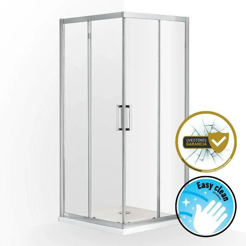 Wellis Apollo 80 két tolóajtós szögl. Kabin Easy Cleannel (80x80x190) ( WC00473 ) Akciós ár