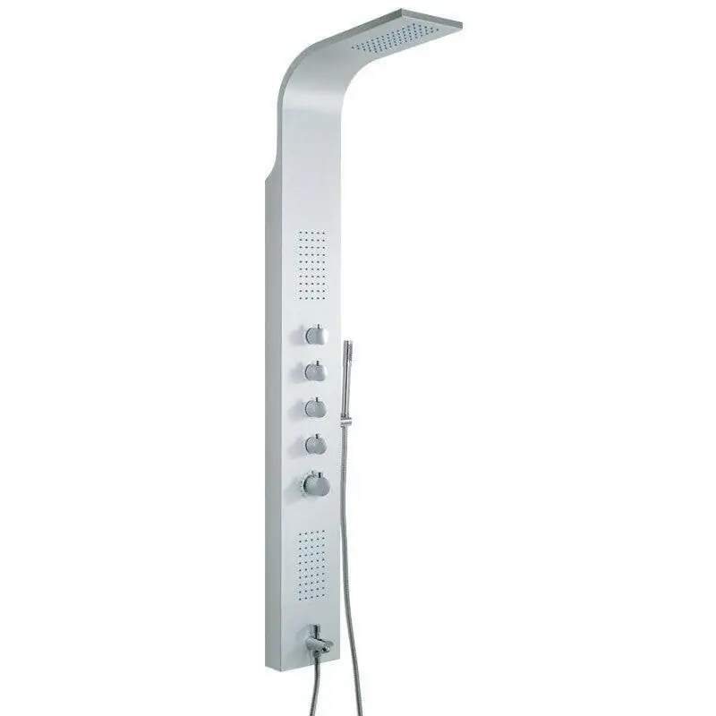 Szuper akció Wellis Mariner Silver termosztátos zuhanypanel (19x50x160) (WZ00086)