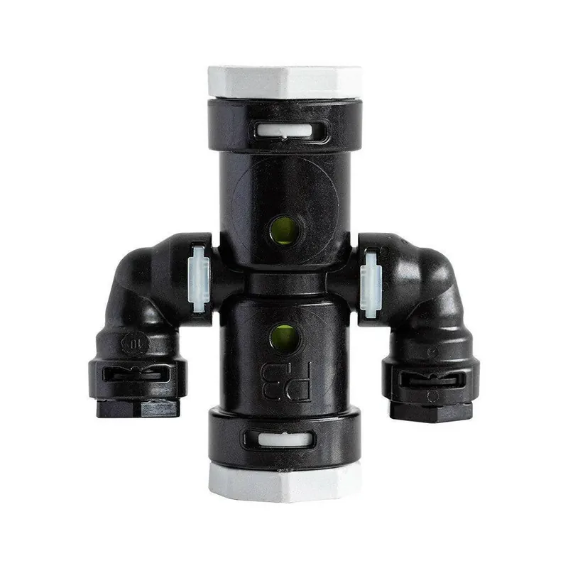 Hakatherm SkyFlow Push Alpex T-idom szűkített kereszt, patkó 20x2-10x1,3 szürke (TT-PKP2010G) Szuper ajánlat