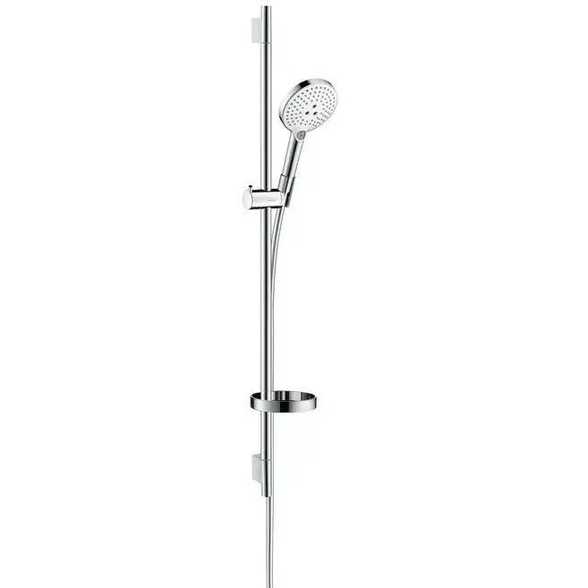 Hansgrohe Raindance Select S 120 3jet/Unica'S Puro zuhanyszett 0,9 m DN15 fehér/króm (26631400) Exkluzív ajánlat