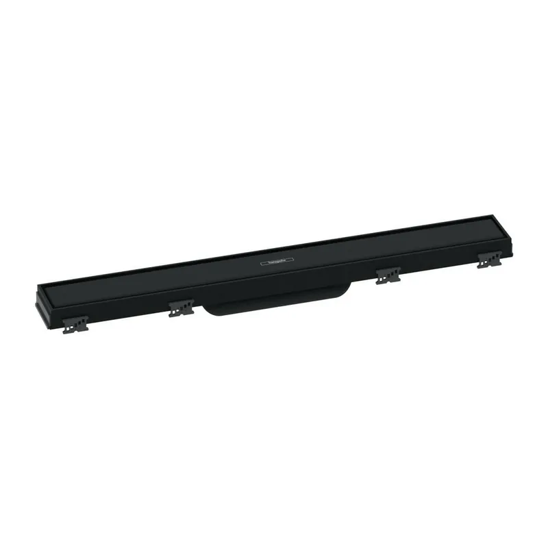 Hansgrohe RainDrain Match zuhanylefolyó színkészlet 60 cm, állítható magasságú keret, matt fekete (56036670) Expressz kézbesítés