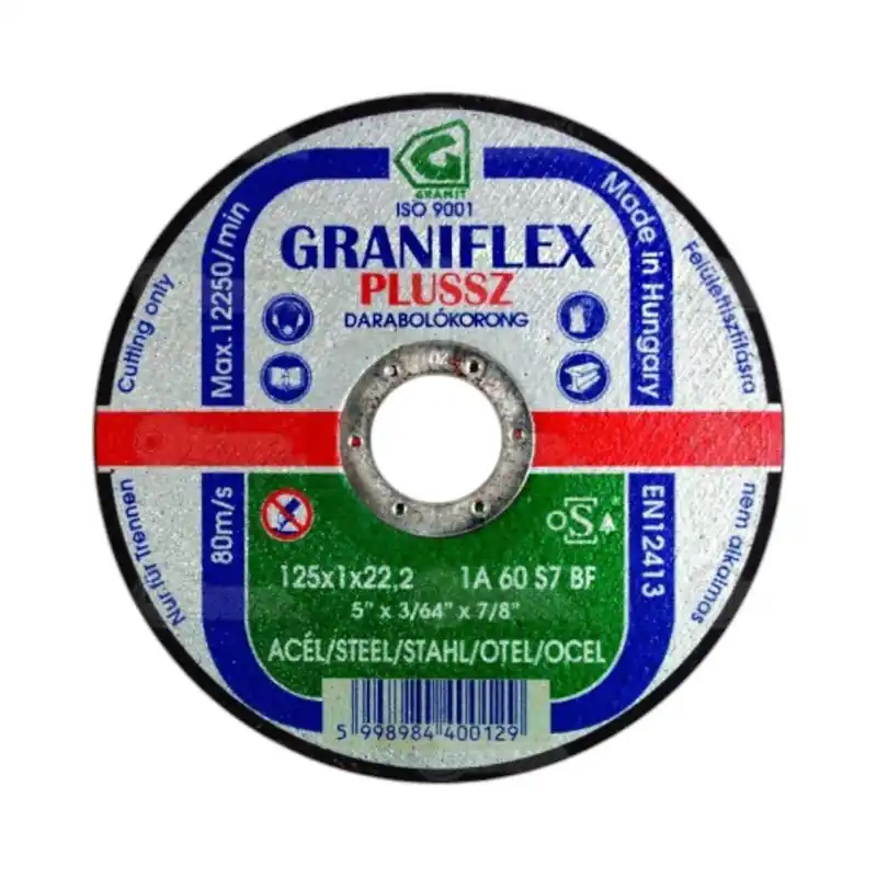 Expressz kézbesítés vágókorong vasra 115x2,5 GRANIFLEX