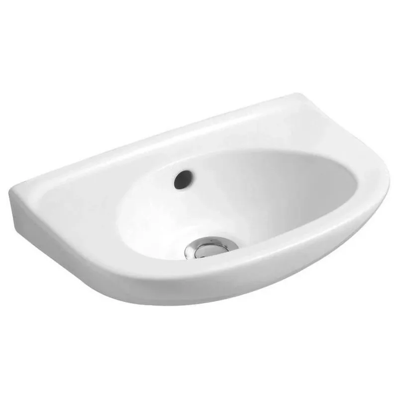 Expressz szállítás Alföldi Bázis kézmosó 40x25 cm 1 furattal jobb oldalt 4123 4R 01