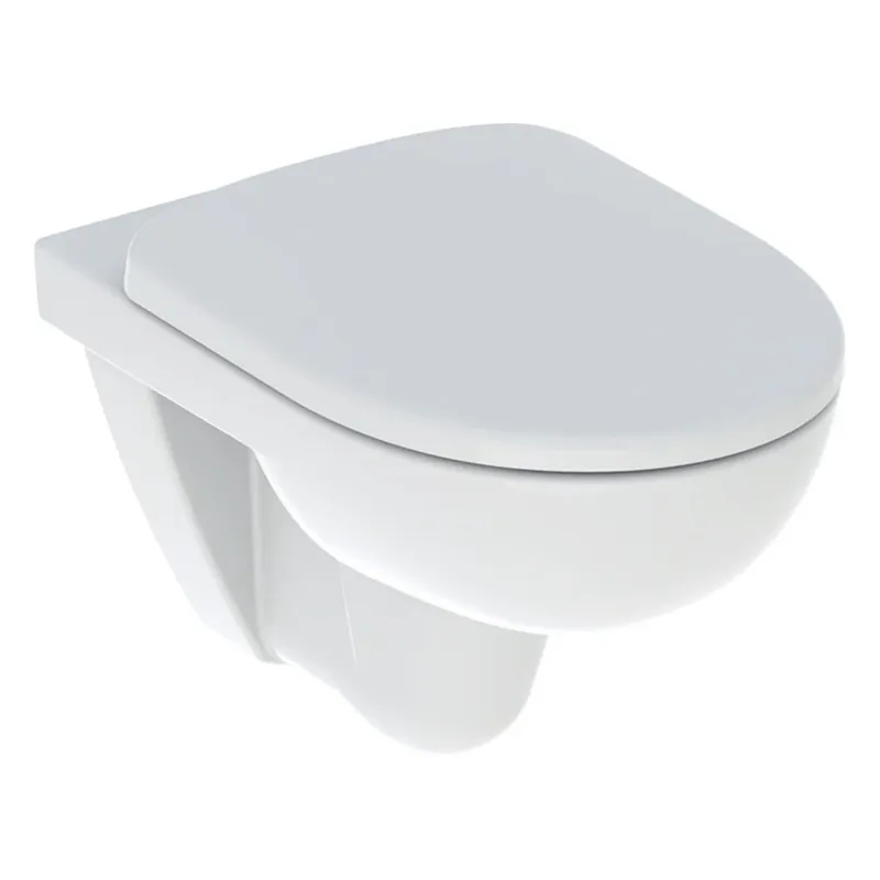 Geberit Selnova fali WC készlet, mélyöblítésű, zárt forma, Rimfree, WC-ülőkével, felső rögzítés (501.751.00.1) Vedd meg online