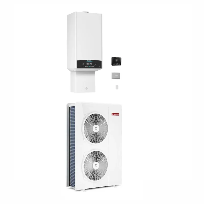 Újdonság Ariston Genus One+ Hybrid Plus 30/120 T Net R32 kondenzációs kazán, fűtő 30kW + 12kW hőszivattyú, 3fázis (3302618)