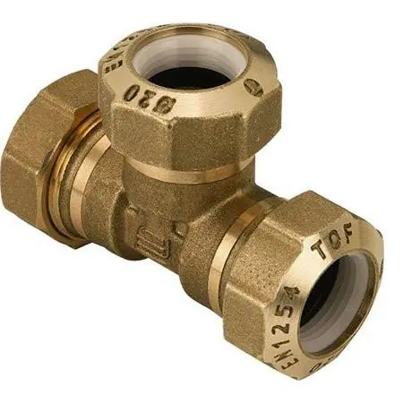 Olcsó KPE Csatlakozó Réz T-idom 32 mm EGÁL