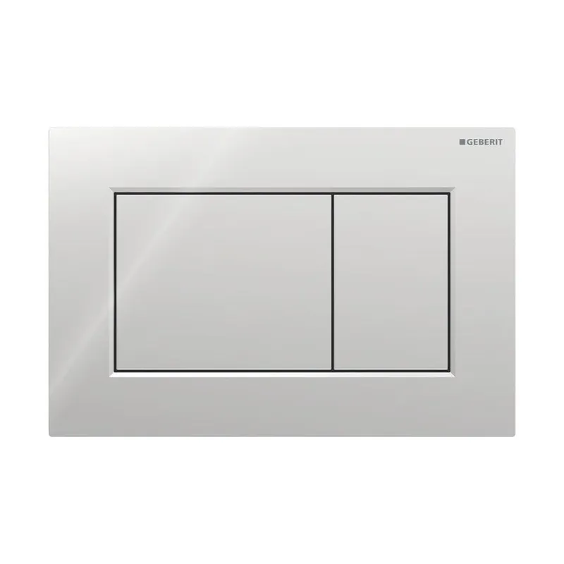 Expressz kézbesítés Geberit Sigma01 square nyomólap fényes króm 2 mennyiséges (115.660.21.1)