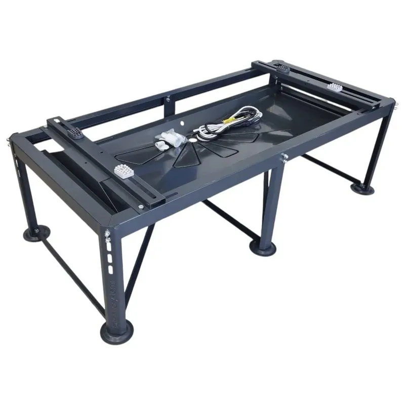 Terralux hőszivattyú álló konzol, csepptálcával és tálcafűtéssel SZÜRKE 1300x600 - MAX 200kg Alacsony ár