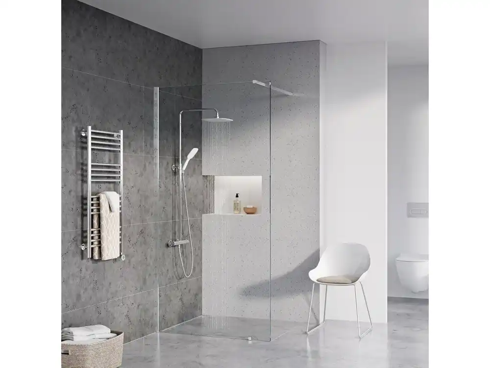 Akció Ravak Walk In Wall szett - 90 zuhanykabin krómhatású+transparent, 1 merevítővel (GW9W70C0SZ1)