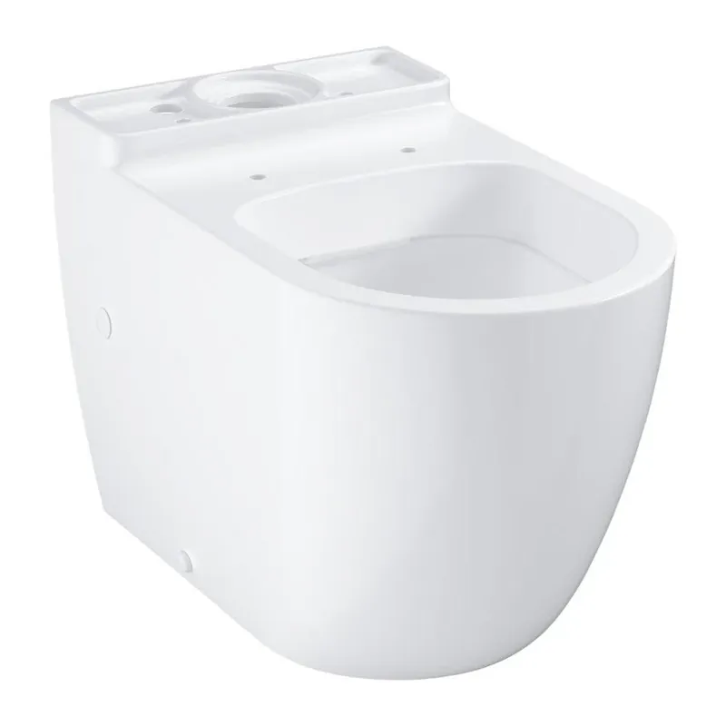 Grohe Bau Ceramic WC csésze, álló, monoblokkos, mély öblítéses, perem nélküli, falhoz szerelhető (39910000) Szuper ajánlat