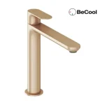 Szuper akció RAVAK Eleganta álló mosdó csaptelep 220 mm BeCool, szálcsiszolt rose gold