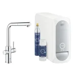 Ajánlat GROHE Blue Home L-kifolyós kezdőkészlet kihúzható gyöngyöztetővel