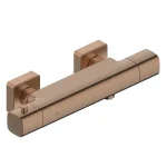 Kedvezményes ár KFA ARMATURA Malaga termosztátos zuhany csaptelep, szálcsiszolt rose gold