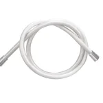 Csak ma HERZ Pure Glossy csavarodásmentes zuhanygégecső, ezüst, 150 cm