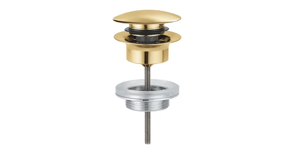 Legnépszerűbb GROHE leeresztő szett nyomódugóval (push-open), brushed cool sunrise