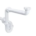 Helytakarékos csőszifon 5/4", leeresztőszelep nélkül, Ø32 mm-es elfolyással Biztonságos vásárlás