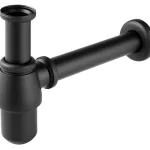 FERRO fém univerzális mosdó búraszifon G5/4"×32 mm, fekete Akciós ár